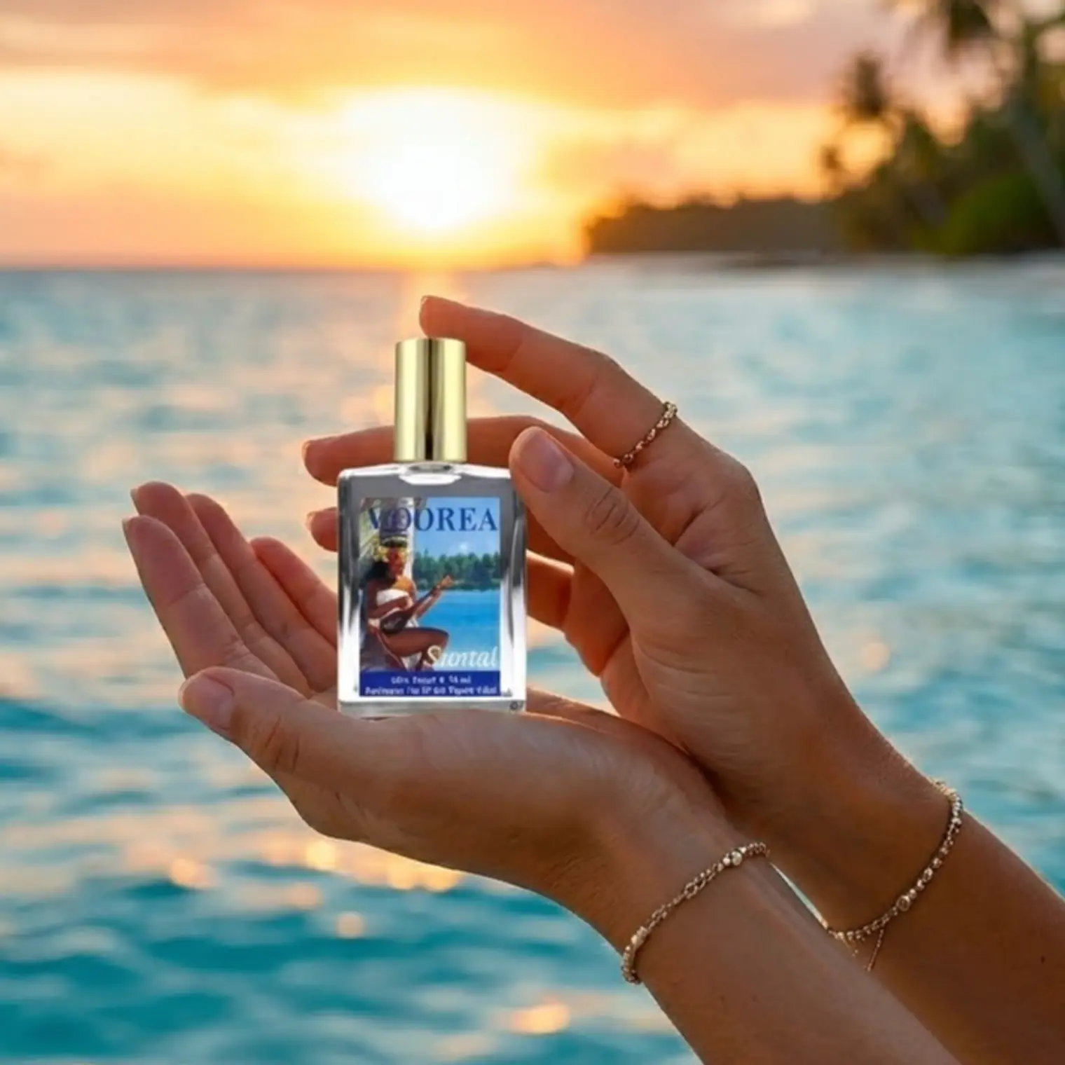 Perfume Monoi TIKI Moorea Sándalo Eau de Toilette 30ml 2