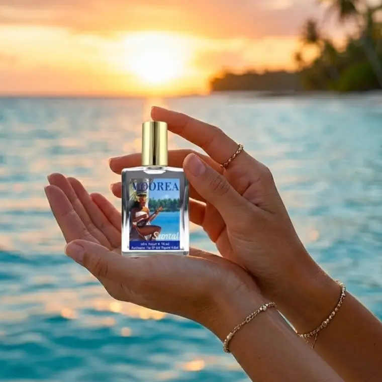 Perfume Monoi TIKI Moorea Sándalo Eau de Toilette 30ml 2
