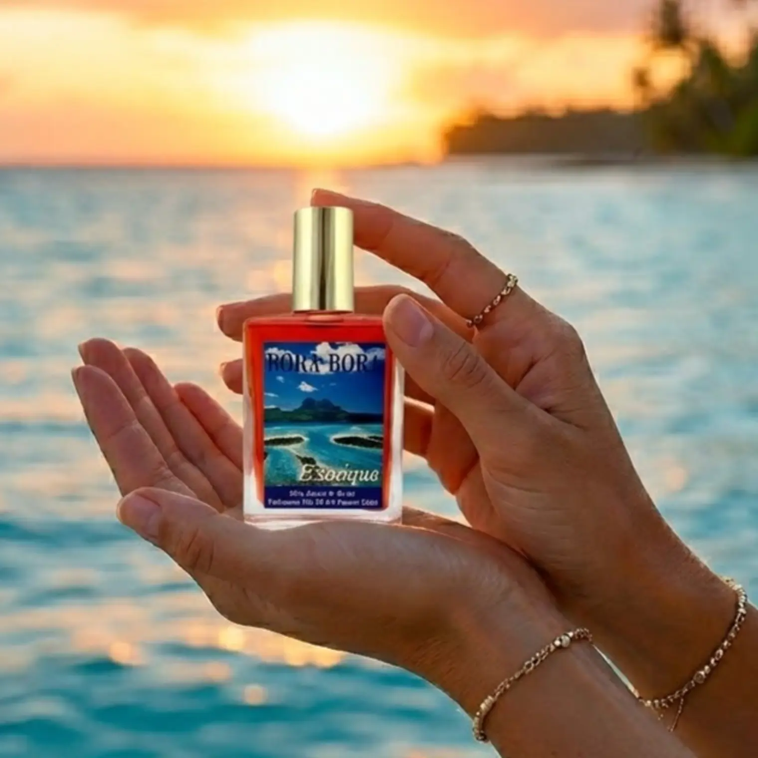 Perfume Monoi TIKI Bora Bora Fragipani Eau de Toilette 30ml 2