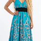 Vestido Algodon Calipso pretina Negra elasticada talla S-M - thumbnail 2