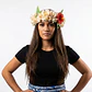 Diadema Corona De Flores Ajustable Tipanie Beige elasticado - thumbnail 2