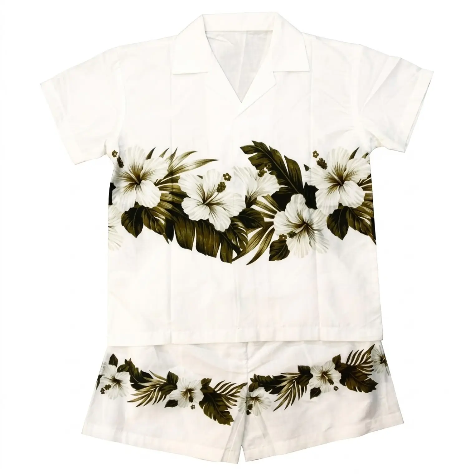 Conjunto Camisa Y Short Niño Hawaii Talla 5-6  2