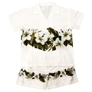 Conjunto Camisa Y Short Niño Hawaii Talla 5-6 