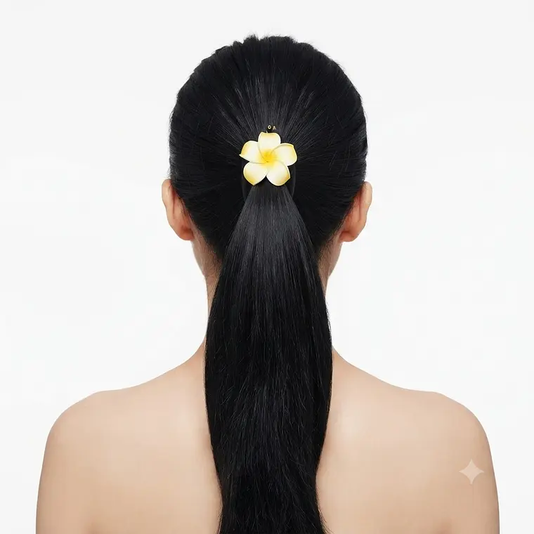 Peine banana negro tipanie amarillo goma eva 5cm 1
