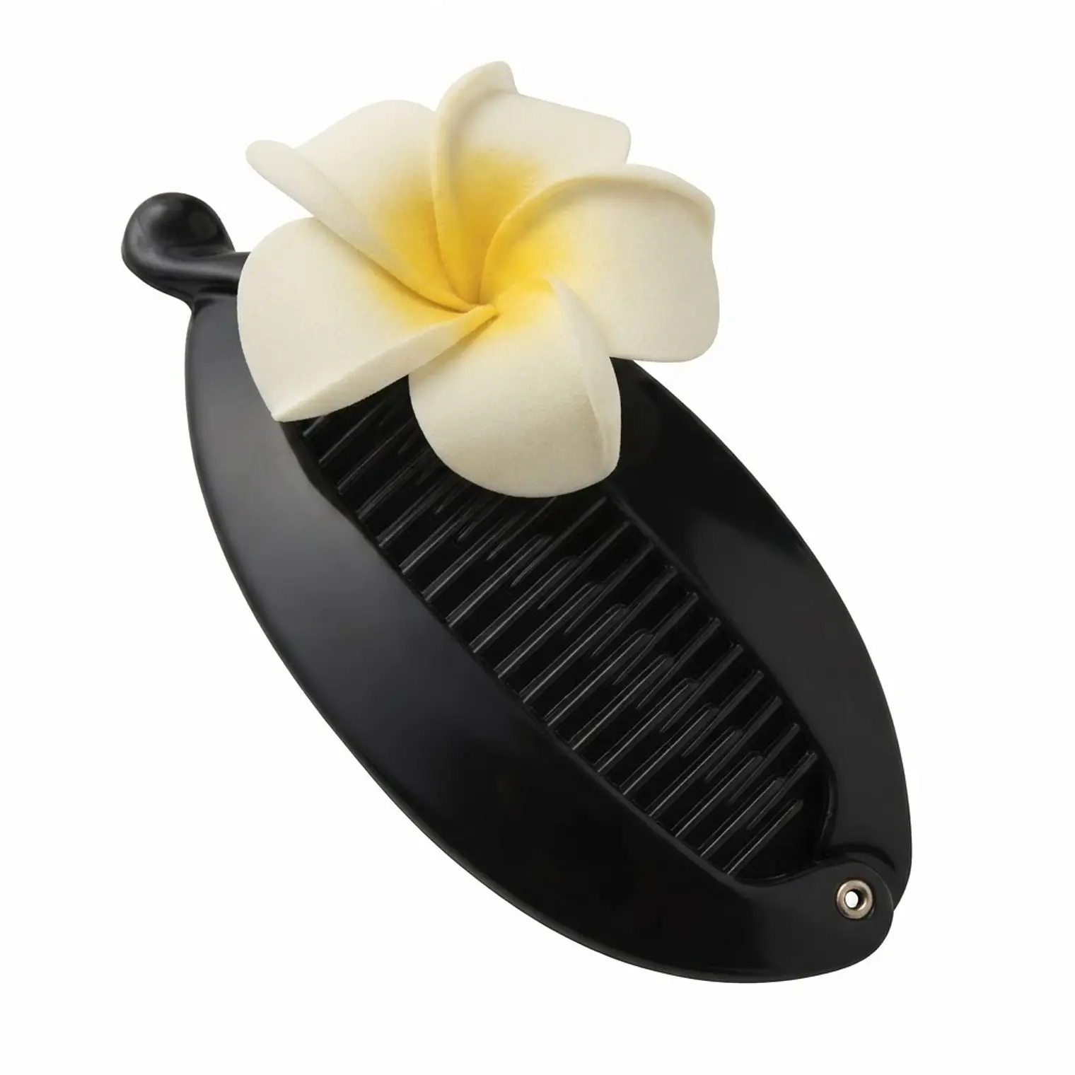 Peine banana negro tipanie blanco goma eva 5cm 1