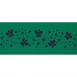Pareo Corto Napohe Tortuga Rongo Rongo verde morado