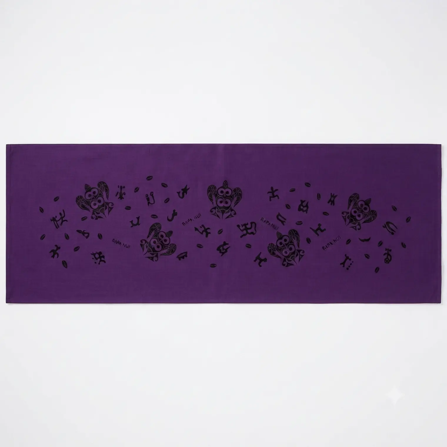 Pareo Corto Napohe Morado Tortuga Rongo Rongo 2