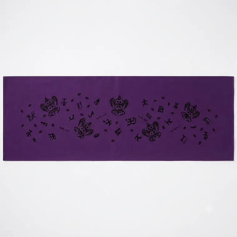 Pareo Corto Napohe Morado Tortuga Rongo Rongo 2