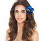 Pack 5 Flor Hibisco Azul con pinza para el cabello - Miniatura 3