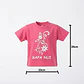 Polera Niña Talla 4 Estampada con figura Tortuga y flor tiare - thumbnail 2