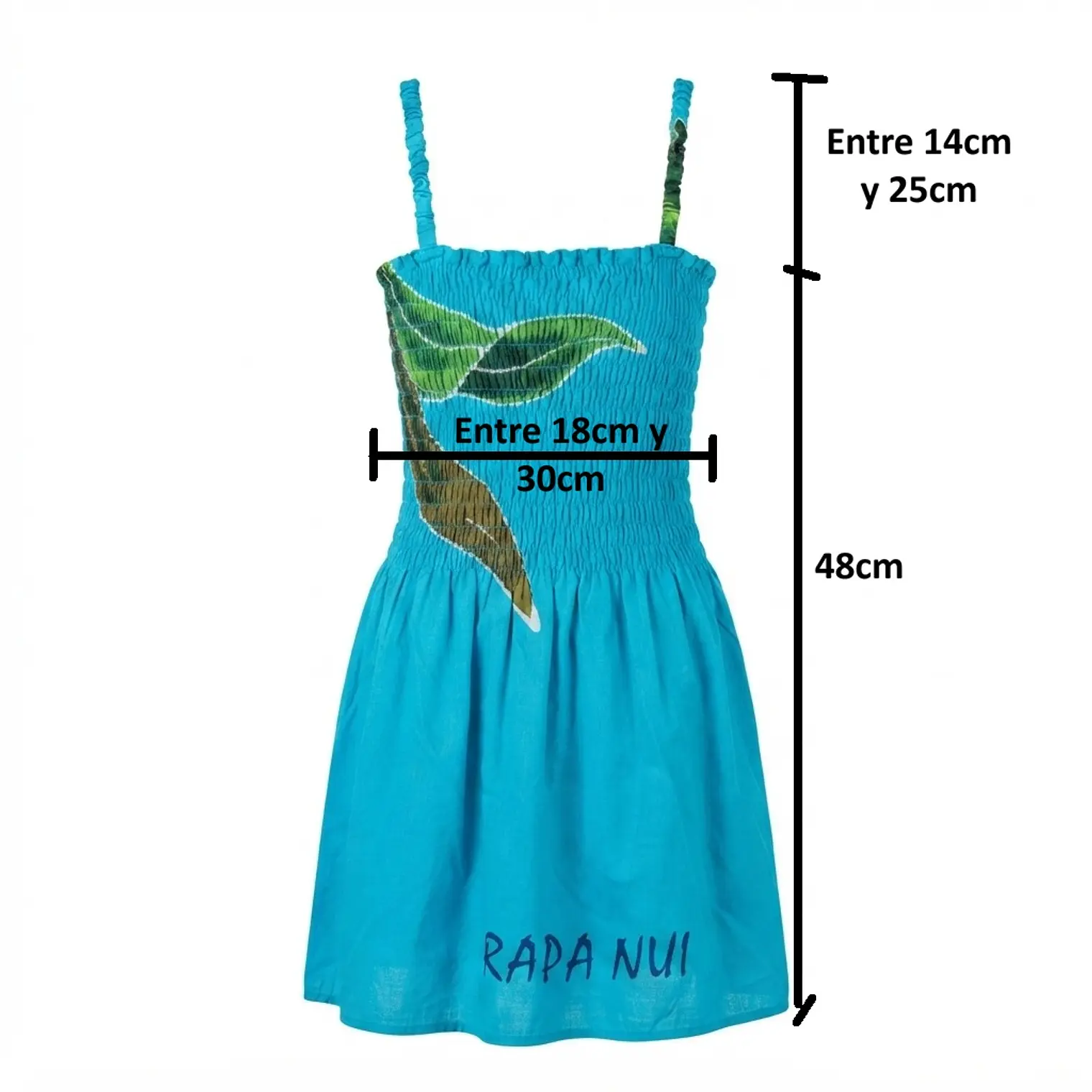 Vestido niña marca Napohe color calipso 3