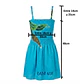 Vestido niña marca Napohe color calipso - Miniatura 3