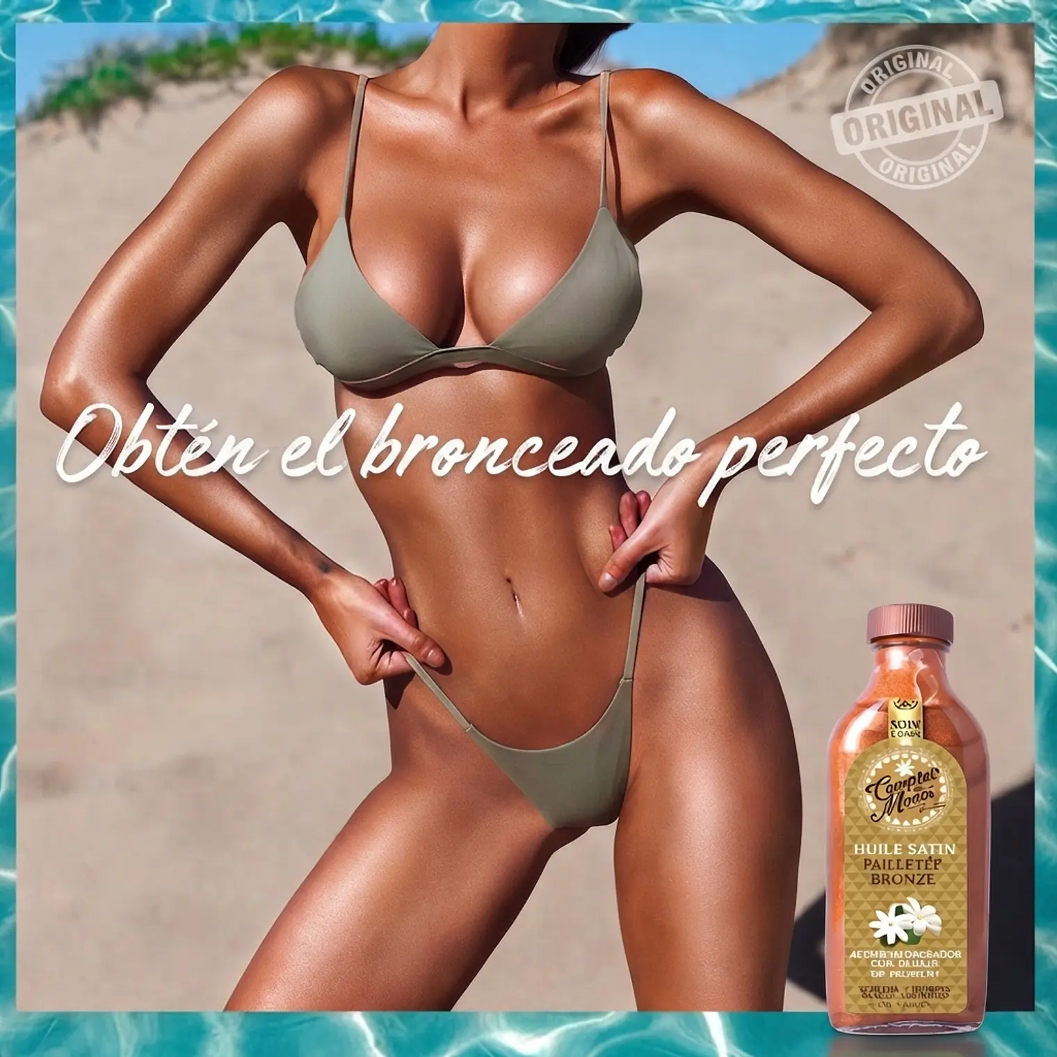 Monoi Coco con brillos Satinado Bronze 100ml COMPTOIR DES MONOI 2