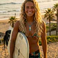 Colgante ajustable tabla de surf calipso hibisco blanco - thumbnail 3