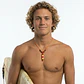 Colgante ajustable tabla de surf fucsia 2 hibiscos - thumbnail 3