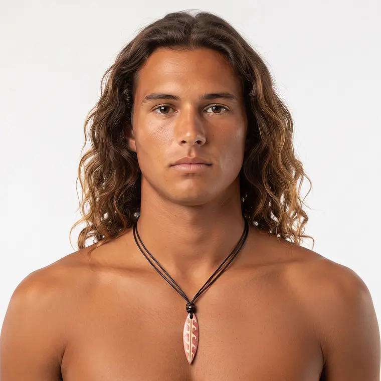Colgante ajustable tabla de surf resina rosado 1