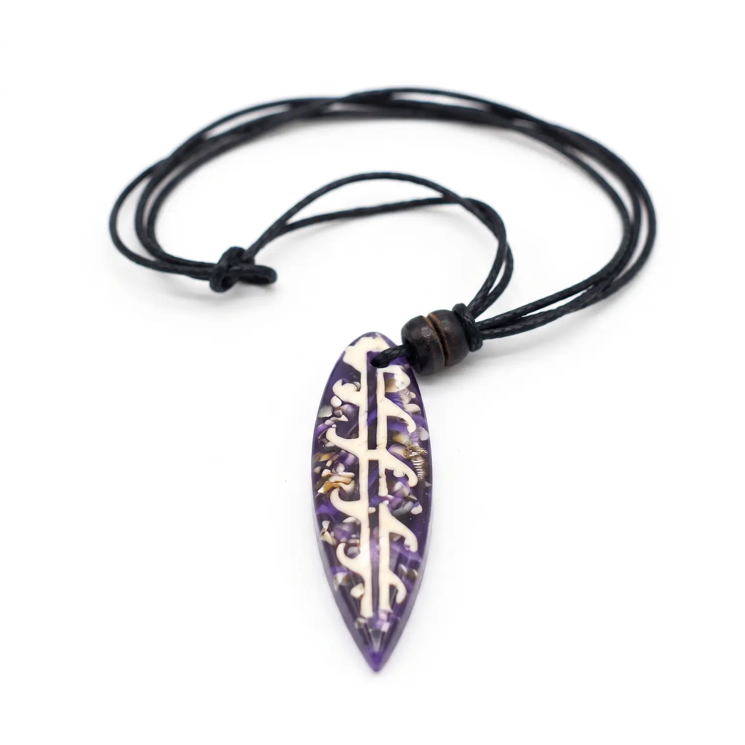 Colgante ajustable tabla de surf resina morado 2