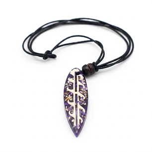 Colgante ajustable tabla de surf resina morado