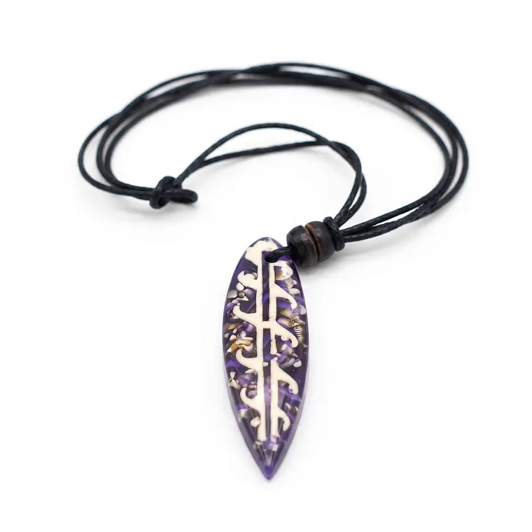 Colgante ajustable tabla de surf resina morado 2