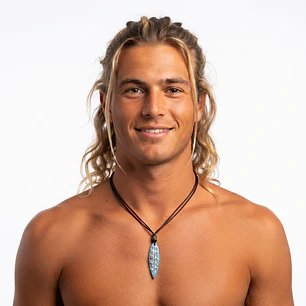 Colgante ajustable tabla de surf resina celeste
