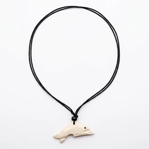 Colgante ajustable Delfin horizontal de Resina