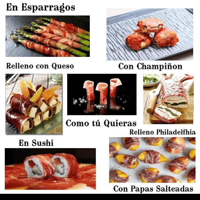 Pack de 1 kilo de jamón serrano en display + agregados