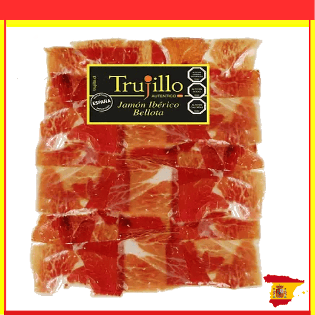 Display Jamón ibérico de bellota 100% D.O. Jabugo etiqueta negra 