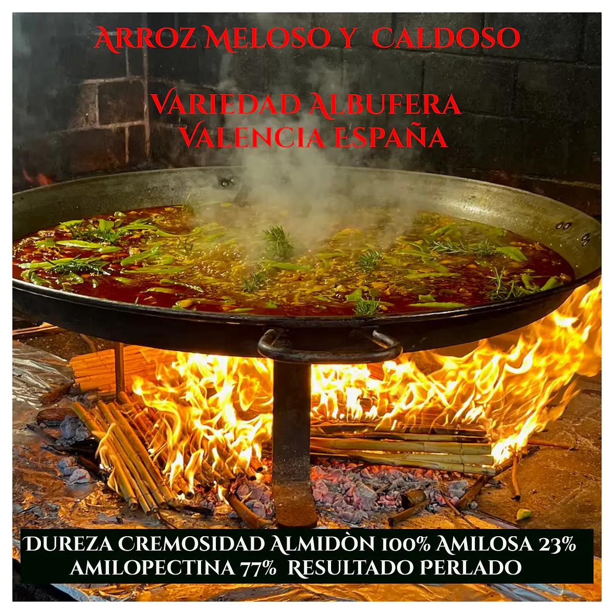 Arroz Variedad Albufera Paella Meloso y Caldoso Bolsa de Tel