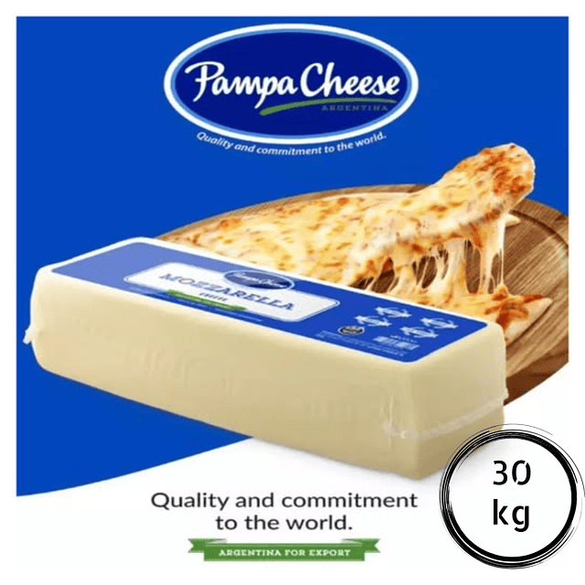 Queso Mozzarella Pampa Cheese Barra 5 Kilos
