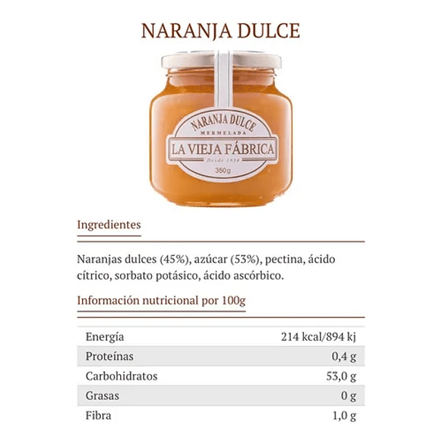 Mermelada Variedad Única con trozos de Fruta 350g Importada de España.