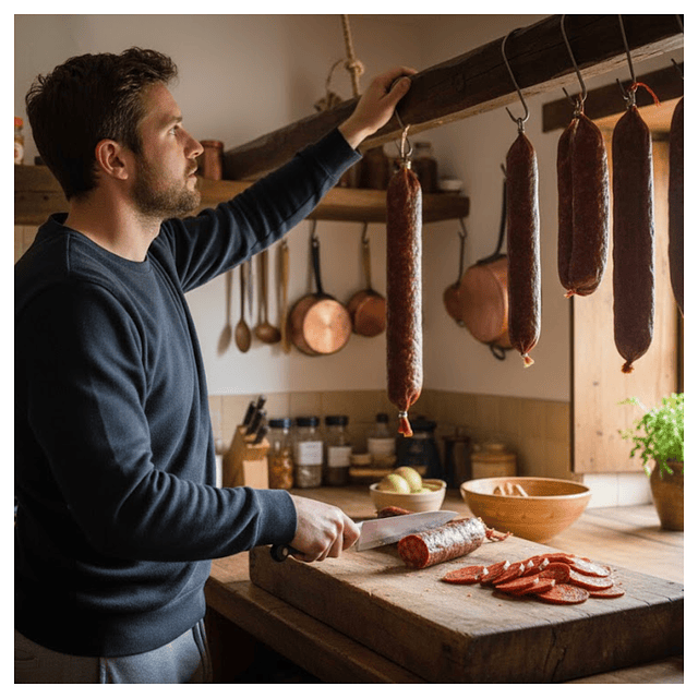 Chorizo Vela Ibérico - Pieza  2 Unidades 1 Kg