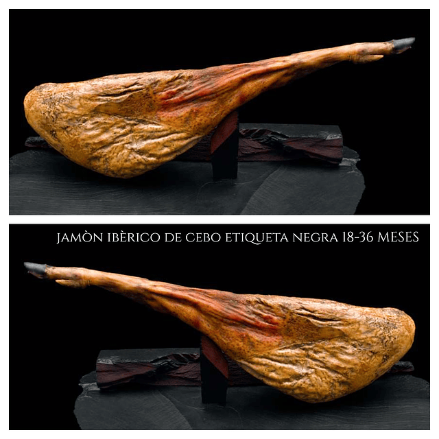Pata de Jamón Ibérico de Cebo Pierna trasera Et. Negra 8,0 kg. aprox