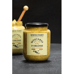 Mostaza de Orleans, Miel y Chardonnay 850 g Importada de Francia