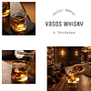 Vaso Whisky color Ambar set 6 Unidades