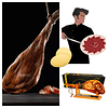 Jamón Serrano Pierna Trasera Etiqueta Verde Reserva 7,5 kilos aprox Sin Atril y Cuchillo