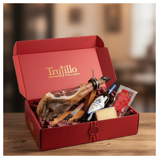 Box Paleta Serrano Roja Sorprende con este Regalo