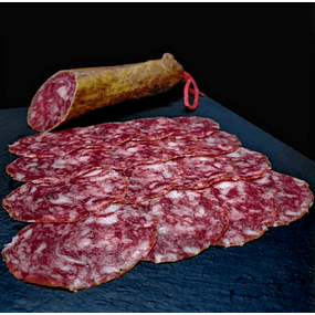 Salchichón Vela Ibérico laminado 550 gr.