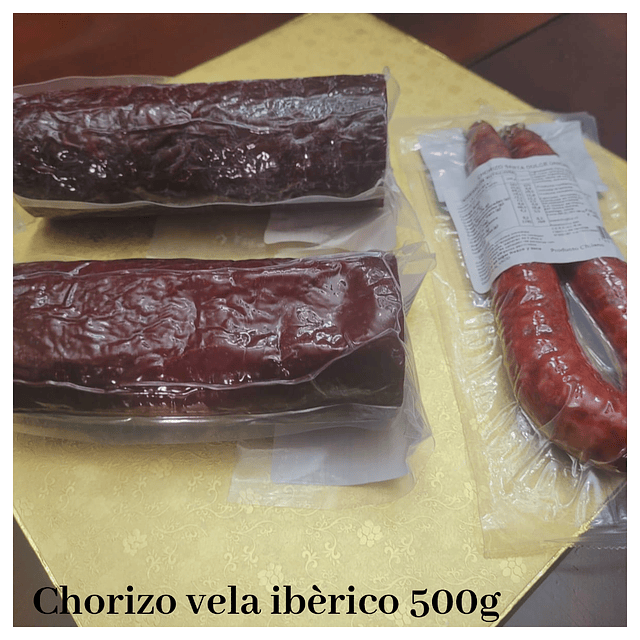 Chorizo Vela Ibérico - Pieza Entera 2 Kg aprox. 60cm Largo