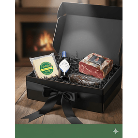 Box ibérico Deluxe & 1 Kilo Jamón Serrano & Chorizo Vela Ibérico 500g