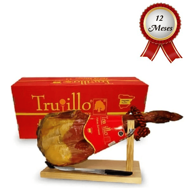 PALETA DE JAMON SERRANO ET. ROJA CON ACCESORIOS, PUBLICACIÓN ESPECIAL CON DESCUENTO.