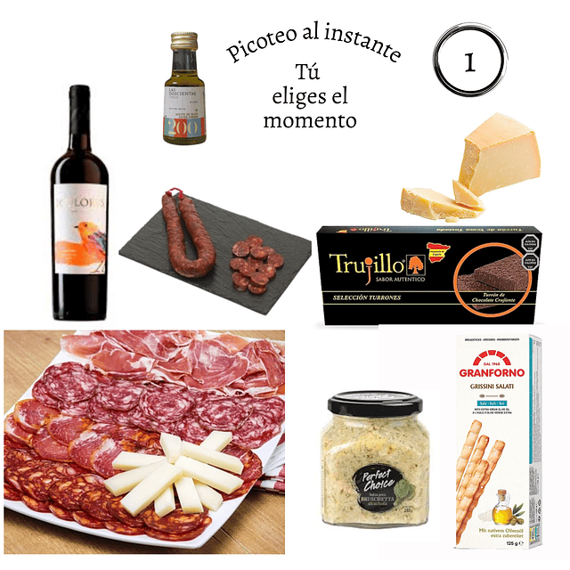 Picoteo al Instante 1 Con los Mejores Productos Gourmet.