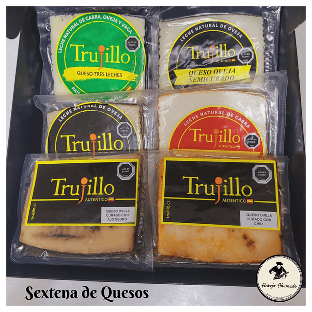 Sextena de Quesos Importados de España & Sinfonia de Sabores Madurados 6 a 8 Meses