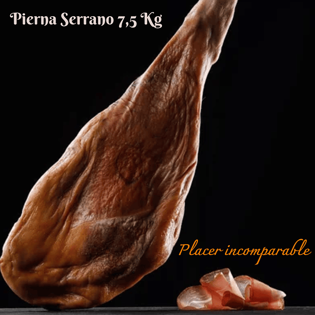 Jamón Serrano Pierna Trasera Etiqueta roja 7,5 Kilos aprox 