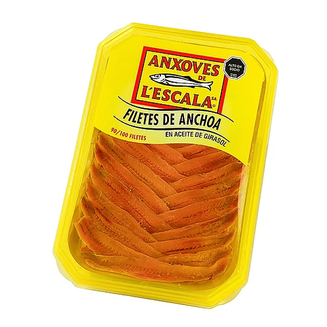 Terrina de Anchoas del Mediterranéo en Aceite 700 gr. neto /500 g. escurrido