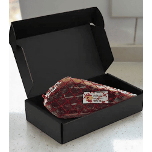 Jamón Serrano Deshuesado pura Carne 1 Kg Forma de Pierna de Jamón