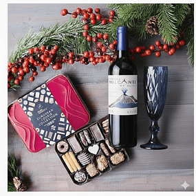 Box Capricho Elegante Lata de Galletas ﻿de 15 Variedades más agregados.