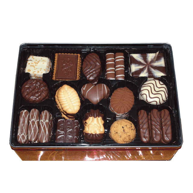 Box Capricho Elegante Lata de Galletas ﻿de 15 Variedades más agregados.