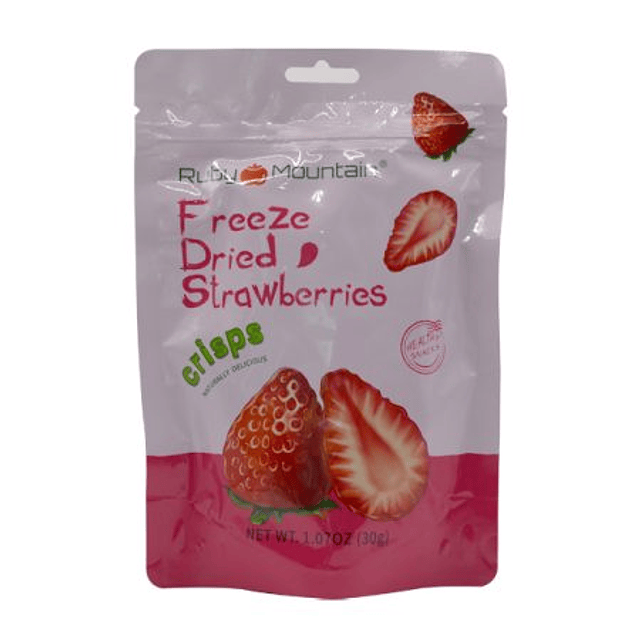 Snack Fruta Liofilizada, Come Fruta en Menos Cantidad con Mayor Aporte Nutricional