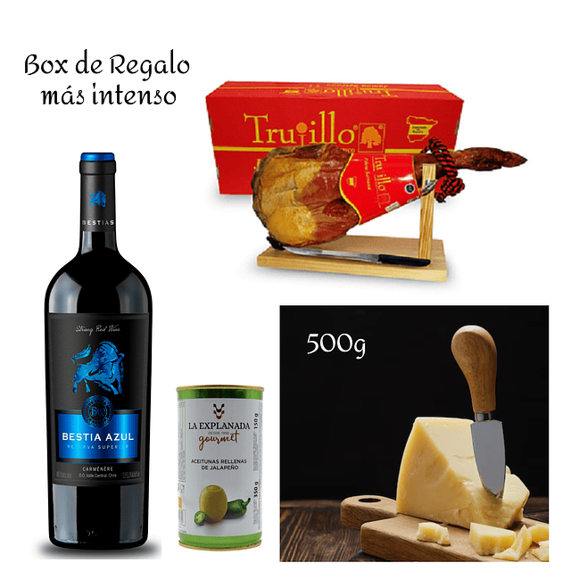 Box Paleta de Jamón Serrano Roja más Intenso