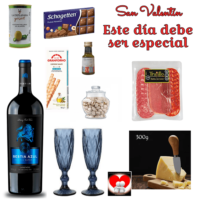 Box San Valentín número 1 Un día Especial en Caja de Regalos